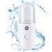 Facial Steamer - Cool Mist Humidifier - USB Rechargeable Facial Mister Moisturizing for Skin Care 30ml Visual Water Tank Nicything White - Buy Online on GoSupps.com