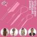 TsMADDTs Hair Loop Tool Set - 3PC Braid & Rat Tail Comb - Pink - Buy Online on GoSupps.com