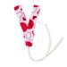 No-Slip Nebulizer Mask Head Strap for Kids Nebulizer Mask Strap Holder for Cool Mist Adjustable Mask Holder for Children (Heart)