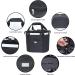 RAYMACE Bicycle Basket - Front Folding Detachable Quick Release Picnic Bag for Dogs - Easy Install Cycling Accessory, Black - Buy Online on GoSupps.com