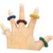 Gleavi 18 Stk Acupressure Finger Rings for Kids | Stress Relief Toys & Hand-Folding Massage Devices for Children - Buy Online on GoSupps.com