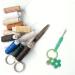 SHINEOFI 4pcs Seam Ripper Key Rings Keychain Key Fob Sewing Thread Sewing Remover Clothing Needle Puller - Buy Online on GoSupps.com