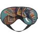 Aztec Elephant Pattern Soft Eye Mask - Sleep Mask for Travel | Comfortable Eye Mask for Women & Men - Buy Online on GoSupps.com