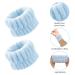 Sibba 3pcs Soft Sponge Spa Headband Set for Women | Terry Fabric Makeup & Face Washing Headbands | Ideal for Yoga Sport & Shower (Blue) - Buy Online on GoSupps.com