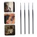 Housoutil 4pcs Fine Eyeliner & Lip Brush Kit | Soft Makeup Brushes for Eyeliner & Lips | Travel-Friendly Makeup Accessories - Buy Online on GoSupps.com