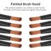 50Pcs/Set Disposable Lip Brushes - Lip Gloss Makeup Applicator Kit (Black) - Buy Online on GoSupps.com