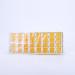 2-Times-A-Day Monthly Pill Box Organizer with 32 Compartments - Easy Open Design for Children, Elderly, and Arthritic Hands - Yellow - Buy Online on GoSupps.com