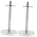 Veemoon 2st razor holder toothbrush-shaver organizer art of shaving holder for safety razor gift for men shaving brush holder aluminum alloy suite man universal- and shown 15x9.5cmx2pcs