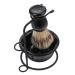Ipetboom 1 Set Beard Set Shaving Brush Stand Makeup Bag Sequin Beard Brush Kit Shaver for Men Shave Brush Organizer Suits for Men Mug Holder Mug Stand Metal Stainless Steel Man