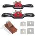 boeray 2pcs Adjustable SpokeShave with Flat Base  6pcs Metal Blade and 1pcs Portable Woodworking Planes Wood Working Hand Tool Perfect for Wood Craft  Wood Craver  Wood Working