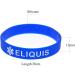 4 Pack ELIQUIS Medical Alert ID Silicone Bracelet Wristbands for Men and Women - Buy Online on GoSupps.com