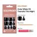 GoldFinger Press On Toenails Kit - Bold Glossy Black Easy Apply Gel Long-Lasting & Wider Fit - Perfect for International Shipping - Buy Online on GoSupps.com