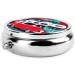 Happy Camper Red Round Pill Box | Lightweight & Portable | Moisture-Proof Emergency Medication & Fish Oil Storage - Buy Online on GoSupps.com