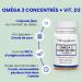 Roches Marines - Omega 3 Concentrated Dietary Supplement + Vitamin D3 - Immune Defenses - Useful in Periods of Fraility - 60 Capsules - Developed in France - Buy Online on GoSupps.com