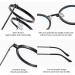 ZUKKY Retro Progressive Multifocus Reading Glasses - Round Black/Tortoiseshell Blue Light Blocking Readers for Men & Women AM30 - Shop Internationally! - Buy Online on GoSupps.com
