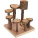 Nikou Hamster Toys Platforms Ladder Exercise Stairs Small Pet Climbing Ladder Step Eco-Friendly Fitness Exercise Feeder Chew Toy Not Easy To Fall For Hamster(S) - Buy Online on GoSupps.com