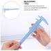 Hemoton 4 Pcs Eyebrow Ruler Caliper Tool Vernier Caliper Shaper Ruler Plastic Miss Mini Measuring Ruler - Buy Online on GoSupps.com