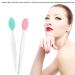 Double-Sided Soft Silicone Lip Exfoliating Brushes - Green Pink 2 Pcs - Buy Online on GoSupps.com