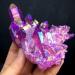 Natural Quartz Amethyst Cluster Crystal Stone Electroplated Colorful Crysral Cluster Specimen Home Gifts 1pcs Raw Stones and Minerals (Color : Amethyst Cluster Size : 60-70g) (Color : Amethyst Clust 90-100g Amethyst Cluster