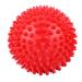 Massage ball spiky massage ball durable plastic massage roller spiky body balls fitness finger relax tool Robust plastic sports ball soft portable (red 7.5 cm)