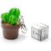 Handmade Cactus Charm Zipper Puller | Unique Silver-Plated Pendant for Bracelets & Fashion Jewelry - Buy Online on GoSupps.com