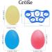 Dairf Hand Trainer & Finger Trainer Kit - Egg-Shaped Grip Balls (3 PCs) + Finger Trainer for Hand Strengthening Pressure Relief & Rehabilitation | International Shipping Available - Buy Online on GoSupps.com