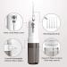 KouRy Water Flosser - Portable USB Dental Oral Irrigator IPX7 Waterproof 5 Jet Tips & 3 Modes for Travel & Home - Gray - Buy Online on GoSupps.com