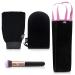 Bronze Tan Self Tanner Accessory Kit - Includes Self Tanning Mitt Tan Remover Exfoliating Mitt Easy-Reach Back Applicator Tanning Brush Applicator for Face & Hands - Sunless Tanning Application