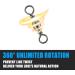 Dr.Fish Fishing Barrel Swivels 50 Pack #12-30LB | Stainless Steel Tackles for Freshwater and Saltwater Fishing - Buy Online on GoSupps.com