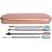 4pcs Nail Cuticle Pusher Set Stainless Steel Remover Trimmer with Non Slip Handle Cuticle Pusher Remover with Storage Box for Travel for Home Use and Nail Salon - Buy Online on GoSupps.com