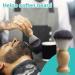 NHPY Men's Razor Brush - Premium Wooden Shaving Brush for Beard & Facial Hair Cleaning | Perfect for Smooth Shaving & Soap Foaming - Buy Online on GoSupps.com