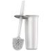 MR.SIGA Toilet Bowl Brush and Holder for Bathroom White 1 Pack