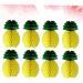 8pcs Ornament Plant Paper Pineapple Party Supplies Pineapple Decor Honeycomb Yellow 8PCS 20CM - Buy Online on GoSupps.com