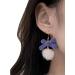 Feyley Exaggerated Bowknot Earrings | Chic Plush Ear Jewelry for New Year's & Birthday Gifts - Buy Online on GoSupps.com