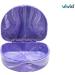 Orthodontic Retainer Case - Purple Marble | Portable Denture & Mouthguard Holder - Buy Online on GoSupps.com