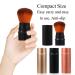 Vtrem 34 Colors Kabuki Foundation Brush Retractable Red Black Travel Makeup Brush Set - Buy Online on GoSupps.com