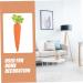 LIFKICH Carrot Garnish Vegetables Fake Carrots Easter Carrot Props Stuffed Carrots Display Props for Showcase Cloth Easter Carrots Artificial Carrots Accessories Desktop Pp Cotton Orange 16.00X6.00X3.00CM - Buy Online on GoSupps.com