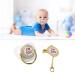 Rhinestone Design Silicone Baby Soother Pacifier | M Size | 6-18 Months | White - Buy Online on GoSupps.com