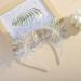 xbiez Cute Head Hoop Girls Unique Gift for Children Birthday Dress-Up Photo Props Festive Headband Perfect for Masquerade Purple - Buy Online on GoSupps.com