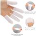 100 Pieces Cotton Finger Cots - Comfortable & Breathable Protective Cover for Fingers & Toes Thumb Protectors - Absorb Sweat Ideal for All Sizes - International Shipping Available - Buy Online on GoSupps.com