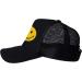 Lycycse Smile Face Trucker Hat - Retro Mesh Baseball Cap with Smile Patch - Neon High Crown Y2K Hat for Men and Women - Black - Buy Online on GoSupps.com