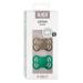 BIBSS Supreme Schnuller 2-Pack | BPA-Free Silicone Pacifiers | Made in Denmark | 0-6 Months | Dark Oak / Evergreen - Buy Online on GoSupps.com