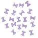 50x Cute Bowknot Nail Resin Nails Art Decorations 3D Nails Art Jewels Supplies For Acrylic Nails 50x 3d Nails Art Bowknot Nail Nails Decoration Jewels Supplies lavender purple