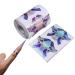 FingerAngel 100Pcs Nail Tips Laser Nail Forms Gel Polish Extension Forms Acrylic Tips Nail Art Decoration DIY Nail Gel Curl (LASER SILVER) 100 Count (Pack of 1)