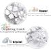 Zoestar Flower Bride Wedding Hair Combs Silver Pearl Crystal Headpiece Bridal Hair Accessories for Women and Girls - Buy Online on GoSupps.com