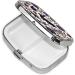 Bat Pattern Print Square Mini Pill Box | 2 Compartment Portable Travel Pill Organizer - Buy Online on GoSupps.com