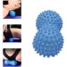 Stinge Peanut Shape Massage Ball - Spiky Hand & Foot Massage Device for Deep Muscle Relaxation - 2 Pieces Blue Roller - Buy Online on GoSupps.com