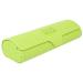 Robust CYPRUS glasses case with magnetic closure and embossed linen-look cover in light green