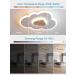 Fanlg LED Ceiling Lamp Clouds - 26W Dimmable Kids Lighting with Remote Control | 3000-6000K | Creative Wood Design for Bedroom & Living Room - Buy Online on GoSupps.com