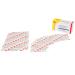 Genuine First Aid Fabric Strips (10) 1"x3" (8) Fingertip Box
